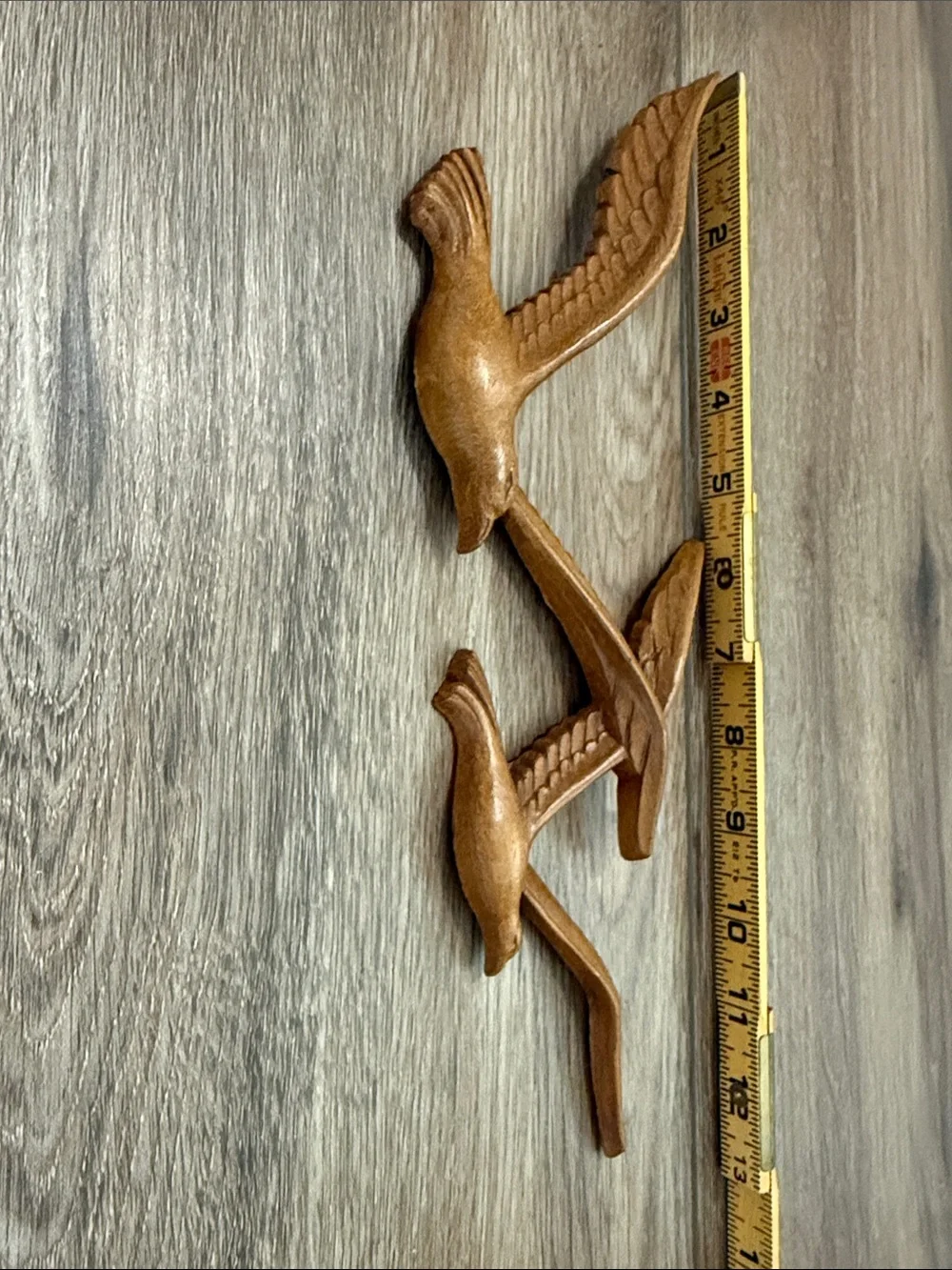 Vintage Syrco 3 Brown Flying Seagull Wall Sculptures Made in USA